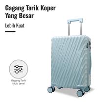 Gambar Koper Travel 20 Inch TSA Lock Tahan Banting Dengan Roda 4 Berputar 360 Derajat - Merah, 20 inci dari PusatKoper_Id undefined 5 Tokopedia