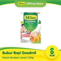 Gambar Bubur Bayi MILNA Goodmil Peach Strawberry Jeruk 120g (8-12 Bulan) dari HATISENANG168 undefined 3 Tokopedia