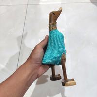 Gambar Patung Bebek Kayu isi Mote Payet, Duck Wood Statue BBK06 dari Mentari Bali Craft undefined 2 Tokopedia