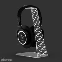 Gambar HEADPHONE HEADSET EARPHONE HEADSETS GAMING GAMER DESK HANGER HANGING STAND DISPLAY HOLDER ACCESSORIES CLEAR ACRYLIC AKRILIK BENING TRANSPARAN TEMPAT CANTOLAN GANTUNG GANTUNGAN DUDUKAN SANDARAN MEJA AKSESORIS MODERN MINIMALIS ESTETIK KEKINIAN KEREN FUN-042 dari Demotif Studio undefined 3 Tokopedia