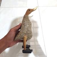 Gambar Patung Bebek Kayu isi Mote Payet, Duck Wood Statue BBK02 dari Mentari Bali Craft undefined 1 Tokopedia