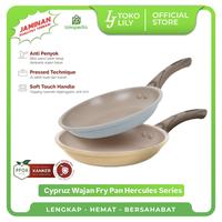 Gambar Wajan Penggorengan Teflon Anti Lengket Fry Pan Cypruz Hercules Series - Nude Cream, 24 CM dari TokoLilySemarang undefined 1 Tokopedia