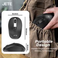 Gambar Mouse Wireless JETE MS101 with 3 Level DPI Ergonomis Design - Hitam dari MXKomputer_NEW undefined 5 Tokopedia