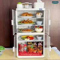 Gambar Rak Piring Plastik Naiba Nandos Rak Food Cabinet Bistro Food Container 6 tingkat dari TARRY913 GALERY undefined 1 Tokopedia