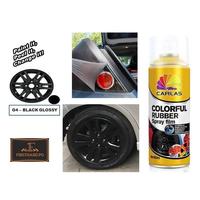 Gambar CARLAS RUBBER PAINT G4 HITAM KILAT BLACK GLOSSY SPRAY CAT VELG MOBIL MOTOR dari banyucuan undefined 1 Tokopedia