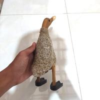 Gambar Patung Bebek Kayu isi Mote Payet, Duck Wood Statue BBK02 dari Mentari Bali Craft undefined 2 Tokopedia
