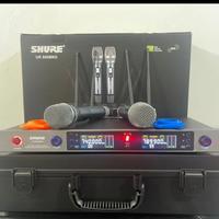 Gambar Mic Wireless Shure UR-800MKII Free Koper Box -- 2buah Mic Pegang/Handheld dari Luckystar audio undefined 4 Tokopedia