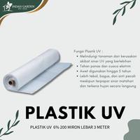 Gambar Plastik UV 6% lebar 3 mtr 200 micron Hidroponik per100 meter dari Indah Garden Makassar undefined 2 Tokopedia