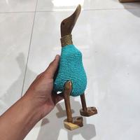 Gambar Patung Bebek Kayu isi Mote Payet, Duck Wood Statue BBK06 dari Mentari Bali Craft undefined 4 Tokopedia
