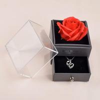 Gambar Kotak Mini Perhiasan Bunga Gift Box Hadiah Kado Valentine / Tunangan / Wisuda / Ulang Tahun - Pink dari insideflow id undefined 2 Tokopedia