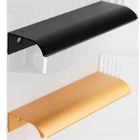 Gambar [761-LG] Gold Thin Invisible Aluminum Handle - Knob Tarikan Gagang Stainless Emas Lemari Pintu Laci Kabinet Furniture Elegan Klasik Classic Minimalis - 96mm (120mm)  dari Handle House ID undefined 5 Tokopedia