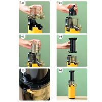 Gambar E-Home SLOW JUICER 98% FRESH FRUIT Electric Portable blender juss buah Fruit Extractors Squeezer Mini Automatic PresserJuicer Machine Filter-Free TERJAMIN - Putih dari Household Electronic undefined 3 Tokopedia