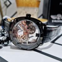 Gambar [BEST QUALITY] FORSINING INVISIBLE ALL BLACK JAM TANGAN PRIA ORIGINAL AUTOMATIC OTOMATIS MECHANICAL MEKANIK SKELETON TEMBUS PANDANG TRANSPARAN HITAM KULIT ANTI AIR WATER RESIST dari Inspirasi Indonesia Market undefined 5 Tokopedia