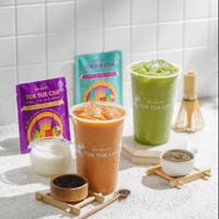 Gambar TUK TUK CHA Thai Tea Powder Tea - Bubuk Teh TukTukCha - Green Tea Mix, 50gr dari To A Tea undefined 1 Tokopedia