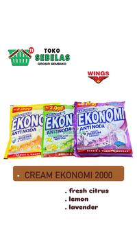 Gambar sabun cream ekonomi eceran 2000 - Ungu dari Toko Sebelas Grosir undefined 1 Tokopedia