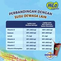 Gambar ! HILO PLATINUM SWISS CHOCOLATE (12 SACHET) - SUSU TINGGI KALSIUM - dari MILK SHOP&#39; undefined 5 Tokopedia
