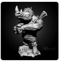 Gambar 38mm Resin Figure ROCKSTEADY 3D TD38-4581 KL28 dari scale figure undefined 2 Tokopedia