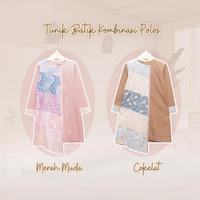 Gambar [DISC] BATIK TRUSMI HAFIYAN BAJU BATIK WANITA MODEL TUNIK KOMBINASI POLOS MOTIF CAMPUR CIREBONAN dari Abadi Indonesia Official undefined 1 Tokopedia