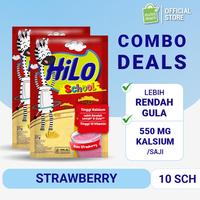 Gambar Twin Pack - HiLo School Susu Strawberry 10 Sachet - Tinggi Kalsium Lebih Rendah Gula dari tisiamminimarket undefined 1 Tokopedia