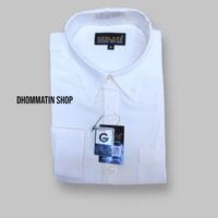 Gambar PAKET HEMAT : KEMEJA FORMAL PUTIH POLOS DAN DASI HITAM DOFF dari Dhommatin Shop undefined 3 Tokopedia
