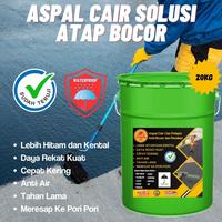 Gambar Cat Pelapis Aspal Cair Anti Bocor Rembes 20kg Asphalt Emulsion Waterproofing Aspal Cair Untuk Genteng Tembok Dinding Retak Dak Talang Air Tahan Cuaca Hujan FREE KUAS dari epe store undefined 5 Tokopedia