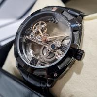 Gambar [BEST QUALITY] FORSINING INVISIBLE ALL BLACK JAM TANGAN PRIA ORIGINAL AUTOMATIC OTOMATIS MECHANICAL MEKANIK SKELETON TEMBUS PANDANG TRANSPARAN HITAM KULIT ANTI AIR WATER RESIST dari Inspirasi Indonesia Market undefined 1 Tokopedia