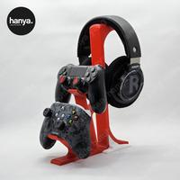 Gambar Stand Controller + Headset / Kombo Stand untuk Controller dan Headset Gaming / 3 in 1 Controller Stand Gaming - Abu, Grey dari Hanya Online Shop undefined 5 Tokopedia