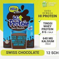 Gambar ! HILO PLATINUM SWISS CHOCOLATE (12 SACHET) - SUSU TINGGI KALSIUM - dari MILK SHOP&#39; undefined 3 Tokopedia
