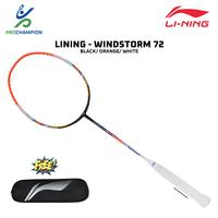 Gambar PAKET LINING WINDSTORM 72 NEW COLOR RAKET BADMINTON ORIGINAL - BLACK BLUE ORG dari PROCHAMPION undefined 3 Tokopedia
