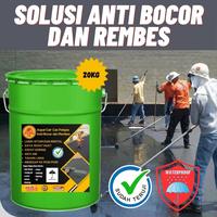 Gambar Cat Pelapis Aspal Cair Anti Bocor Rembes 20kg Asphalt Emulsion Waterproofing Aspal Cair Untuk Genteng Tembok Dinding Retak Dak Talang Air Tahan Cuaca Hujan FREE KUAS dari epe store undefined 2 Tokopedia