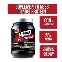 Gambar L-Men Platinum 800 Gr Whey Protein With Isolate Lmen Choco Latte - TawarUnflavored dari kapalsel undefined 1 Tokopedia