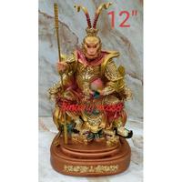 Gambar [DISKON] PATUNG DEWA KERA SAKTI/ SUN GO KONG/ TAI SING - DUDUK - 12INCH - FIBER -L1 -EMAS dari Bersama Karya Official undefined 1 Tokopedia