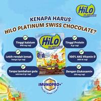 Gambar ! HILO PLATINUM SWISS CHOCOLATE (12 SACHET) - SUSU TINGGI KALSIUM - dari MILK SHOP&#39; undefined 1 Tokopedia