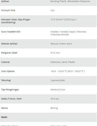 Gambar LOCTITE 406 Perekat Instan Serbaguna Bening / Lem Multifungsi 20 gr dari Aldie shoop undefined 5 Tokopedia