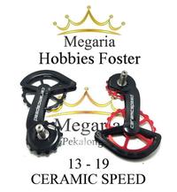 Gambar OSPW Ceramic Pulley 13T - 19T Oversize Ultegra R8000 Dura Ace R9100 - R7000 Hitam dari Bint4ng_Otomotif undefined 4 Tokopedia