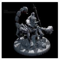 Gambar 38mm Resin Figure SCORPION PHARAOH KING 3D TD38-6270 KL28 dari scale figure undefined 4 Tokopedia