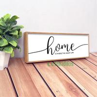 Gambar Pajangan Dinding Poster Kayu Hiasan Dinding Home Is where the heart is - Frame Hitam dari cutekiddos undefined 1 Tokopedia
