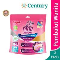 Gambar Bagus Nina Anion Celana Menstruasi Isi 2 pads M-L / Pembalut / Pads / Menstruasi dari Apotik Century undefined 1 Tokopedia