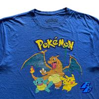 Gambar POKEMON PIKACHU CHARIZARD SQUIRTLE ANIME GAME TEE - Kaos Pokemon Original dari BB.GIFT.SHOP undefined 2 Tokopedia