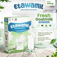 Gambar ETAWAMIL Susu Kambing Etawa Bubuk - Rasa Original Halal BPOM 500 gram dari etawamil undefined 3 Tokopedia