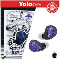 Gambar Qkz x hbb hades dual dynamic driver earphone in ear monitor iem - Mic  dari Yolo hobby undefined 1 Tokopedia
