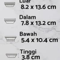 Gambar cup wadah aluminium foil persegi panjang ox250 tanpa tutup dari Savoy Plastic Mart undefined 3 Tokopedia