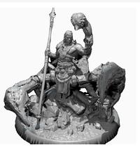 Gambar 38mm Resin Figure SCORPION PHARAOH KING 3D TD38-6270 KL28 dari scale figure undefined 3 Tokopedia
