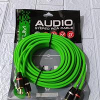 Gambar Kabel RCA Momentum GF Hijau 5 Meter RCA to RCA 2 Way Stereo Original (SKU IS) dari Karya Bangun Listrik undefined 2 Tokopedia