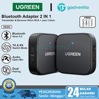 Gambar UGREEN 2in1 Audio Receiver Transmitter Bluetooth 5.2 Headphone Tape Radio Car Mobil Dual Paring With RCA TX RX Mode 35523 - 35223 dari GADVENTIA undefined 1 Tokopedia