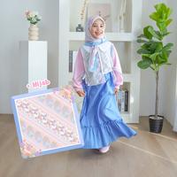 Gambar 𝐀𝐥𝐳𝐞𝐧𝐚 𝐊𝐢𝐝𝐬 - Gamis Anak Perempuan Katun 2 - 14 Tahun Dress Naomi Series - Biru, S dari Alzena kids moslem undefined 4 Tokopedia
