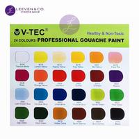 Gambar V-TEC GOUACHE PAINT GP 2430/30ML 24 COLOR (RANDOM CASE) dari LeevenCo undefined 5 Tokopedia