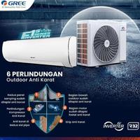 Gambar GREE AC 1.5 PK INVERTER F1 SERIES NEW MODEL PAKET PEMASANGAN dari khairin31 undefined 1 Tokopedia