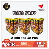 Gambar Roma Apetito Biskuit Stik Renyah & Gurih Rasa BBQ - 18,5 gr (3 Box) dari M2F2 Shop - Paseban undefined 1 Tokopedia