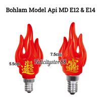 Gambar Bohlam led model naga api bola lampu led model naga api - MDE E12 dari Felicitystore88 undefined 1 Tokopedia